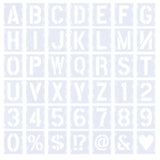 Letter Stencils 2 inch Reusable Letter and Number Stencils Craft Stencils and Templates for Painting on Wood Fabric Wall Rock