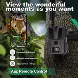 Willfine T200 AI-Powered 4G 2K Cloud Storage Wildlife Trail Camera Photo Traps with 940nm No Glow LEDS App Control for Hunting