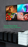 4x1 HDMI Quad Screen Multiviewer 1080P 4 in 1 Out HDMI Multi Viewer Seamless Switcher 6 Display Modes for Camera Laptop PC To TV