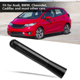 Universal Car Short Antenna 3 Inch(8CM) Carbon Fiber Pattern Aluminum Alloy Short Antenna Fits Automotive Tuning