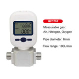 Gas Flow Meter Digital Gas Mass Air Nitrogen Oxygen Flow Rate Meter MF5706 MF5708 MF5712 0-20L/Min 0-100L/Min 0-250L/Min