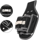 Black Oxford cloth tool belt bag, canvas kit, woodworking fanny pack, Oxford cloth electrician bag, hardware tool fanny pack