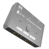 Two-Way Switch 8K 1 In 2 Out 2 In 1 Out Bidirectional 8K@ 60Hz 4K@ 120Hz 2.1 Switcher 2X1 1X2 Converter Adapter Splitter
