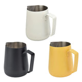 Milk Frothing Pitcher Thickened Frother Cup 450ml with Pointed Spout for Coffee Machine Cafe
