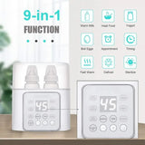 Fast Baby Milk Bottle Heater – Multi-Use with Sterilizer & Accurate Temp Control | Electric Bottle Warmer for Formula  Baby Food