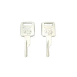 2pcs Bobcat key is applicable to S550, s185 skid steer loader, sweeper key, s331 / S160 Excavator parts