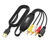 USB Video Capture Card VHS VCR TV DVD VHS To Digital Converter USB To AV Video Capture Adapter for /PC