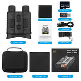 NV003 4K UHD WIFI Digital Tactical Telescope Camera Infrared Night Vision Binoculars for Hunting Camping with 3.2 inches Screen