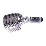 Superlux Classical super-cardioid wh5 dynamic vocal microphone retro microphone Mirror Chrome table stand as gift