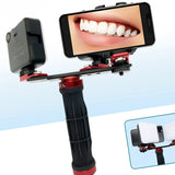 Professional Lab Photo LED Light Lab Photography Light Macro Polarizer Intraoral Denture Photo with Phone Lamp for Dentist