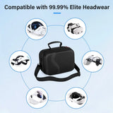 Shockproof VR Headset Storage Bag Portable Anti Scratch Protective Box Waterproof Large Capacity Carrying Case for Meta Quest 3S