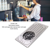 High Pressure Washing With Drain Drip Tray Hose for Bar 304 Stainless Steel Pitcher Rinser Cup Washer Glass Cleaning Rinser