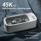 USB ultrasonic cleaning machine, timed with three levels of high-frequency vibration, deep cleaning of jewelry and glasses