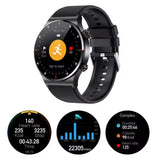 Sports Smartwatch Men Women 1.28 Inch HD Screen BT Calls Information Push Custom Watch Face Multi-sport Modes Heart Rate Monitor