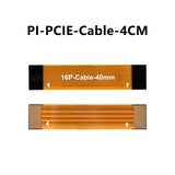 Raspberry Pi 5 PCIe Gen3 FPC Cable with 90R Impedance Matching- High-Speed M.2 NVMe SSD Support