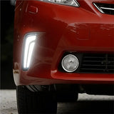 LED Turn Signal Front Fog Lamp For Toyota Prius 2011-2013 Daytime Running Light Accessories