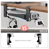 Under Table Hanging Holder For PS5/For PS5 Slim Game Console Stander Bracket Earphone Gamepad Desktop Game Control