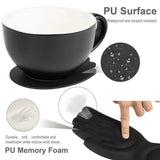 New Angel Wing Mouse Wrist Rest Set Non-Skid Ergonomic Wrist Support Silicone Memory Foam Mouse Pad for Office and Gaming