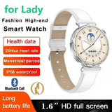DIY Custom Watchface Smart Watch for Lady BT Calls Remote Control Photography DIY Custom Watchfaces Female Menstrual Period