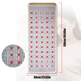 PEMF Infrared Mat Pad Red Light Photon Jade Stone Massage Pad Full Body Therapy For Muscle Relaxation Slimming Yoga Therapy