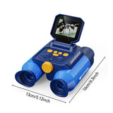 10x Zoom HD Digital Telescope with Night Vision 2.4" IPS Screen Children Adventures Binoculars Outdoor Exploration Gear for Kids