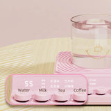 40W Coffee Mug Warmer Cup Heater Heating Pad Warming Coaster for Tea Water Milk 3 Temperature Adjustment Drink Food Heater