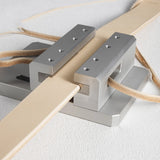 1Pcs Vegetable Tanned Leather Cutting Strip Manual DIY Leather Tool Belt Edge Trimmer Semi-circular Metal Belt Flying Edge Tool