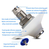 Auxiliary Air Plate Silo Feeder Air Plate Vibrator DL Stainless Steel Aluminum Fluidizer Food Silicone Pad M8 Cnnector