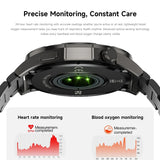 Watch6pro Smartwatch 1.5 Inch HD IPS Screen GPS Motion Tracking Bedlight BT Call Altitude Pressure Dynamic Island Health Monitor