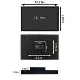 12.1inch 1920x1200 Android 11 Capacitive Touch LCD Monitor USB AutoPlay,Autoloop IPS LCD Monitor