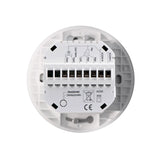 BAC-6001 Smart Programmable Digital Thermostat Touch Screen Nest HVAC for School & Home Use ABS Round Shape