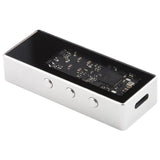 (BAAY) Type-C Audio CT7601PR+ES9039Q2M Decoder Small-Diameter DAC Lossless Portable Headphone HiFi Amplifier Sound Card Silver