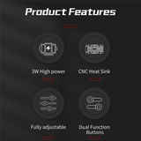 For Axis Flying 3W 5.8G VTX FPV Video Transmitter Built-In Cooling Fan For FPV Long Range RC Drone
