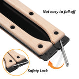 Mini Folding Hand Saw Woodworking Tools Double Edges Flush Cut Pull Saw for Hard/Soft Wood Camping Saw Wood+Metal 250*48*15mm