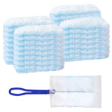 30PCS Dust Magnet Cloth Dust Brush Electrostatic Absorbent Fiber Duster Air-condition Car Furniture Clean Microfiber with Handle