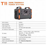 Camping Portable Power Station 1000W 500W 300W 3000W Off Grid Portable Solar Generator Home Emergency Backup Power House
