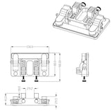 Multi-Function LED PCB Circuit Board Repair Soldering Station - Heat-Resistant Clamp with Alligator Clips for Electronic Repair