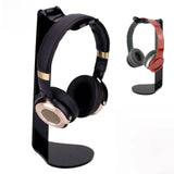 1Pc Earphone Hanger Acrylic Headphone Display Stand Sturdy Nonslip Base Headset Holder Support Rack for Gaming Home Desk Stand