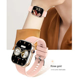T99 new smart watch dual Bluetooth headset two-in-one call recording and heart rate measurement sports watch