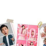 Photo Papers Fingerprints DIY Projects Sticky Back Photo Paper Cartridge for CP2100 Mini Instant Color Printer Photo Paper