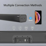Bestisan SE08 Long Wall-mounted Soundbar for TV With 2 Tweeter 4 Woofer Wireless BT 3D Surround Sound ARC OPTICAL AUX USB Ipout