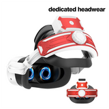 VR Head Strap With Battery For Meta/Oculus Quest 2,Adjustable Elite Strap VR Power Charger Station VR Accessories