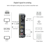 M8 Bluetooth 5.0 RCA Audio Receiver Transmitter APTXLL 3.5Mm AUX Music Wireless Adapter With Mic NFC For Car TV Speakers