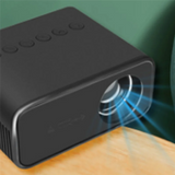 Mini Projector Portable Home Projector 8K HD Projector Indoor Entertainment Bedroom Game Theater Children's EU Plug