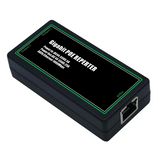 POE Repeater 2 Port Gigabit Extender 100/1000Mbps IEEE 802.3Af/At For IP Camera/NVR/AP 100 Meter Range