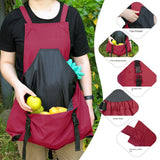 Outdoor planting fruit picking bag vegetable picking apron housework cleaning multifunctional waterproof apron
