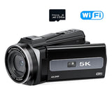 5K HD Digital 48MP WIFI Action Cameras Anti-Shake Autofocus Camcorder DV Recorder 16X Zoom Night Vision Monoculars for Camping