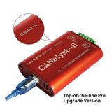USBCAN-2 USB to CAN Analyzer Support CANOpen J1939 DeviceNet 2500V Isolation Offline Relay Auto Baud Rate for Industrial Debug
