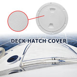 4/6/8 Inch Boat Hatches Deck Plate Round Deck Inspection Access Hatches Cover Non Slip Detachable for Marine Boat Yacht