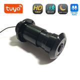 New Tuya 5G Wifi Door Eye Hole HD 3MP Night vision Wide Angle FishEye CCTV Network Mini Peephole Door Mic Audio Camera P2P ONVIF